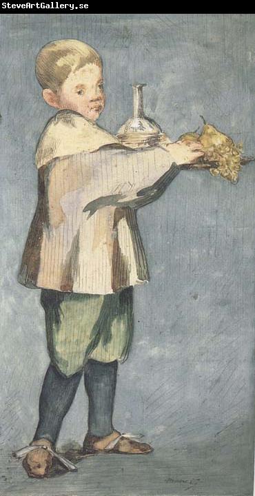 Edouard Manet Enfant portant un plateau (mk40)